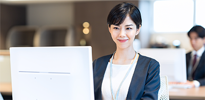 万全の対策後の女性